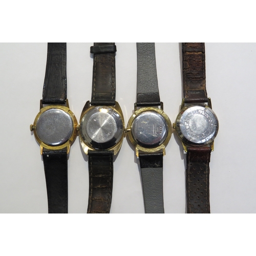 8141 - Four vintage mens wristwatches including Relide Automatic, Timey Automatic, Curtis and Crown manual ... 