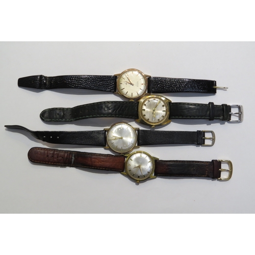 8141 - Four vintage mens wristwatches including Relide Automatic, Timey Automatic, Curtis and Crown manual ... 