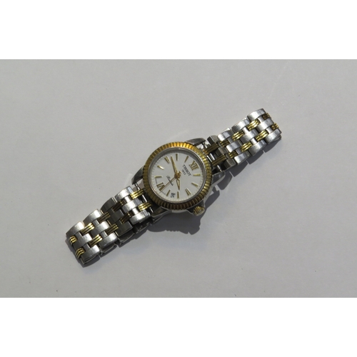 8176 - A lady's Tissot Ballade wristwatch with date aperture and box  (E)  £20-30 AI