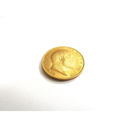 9254 - A 1910 gold sovereign