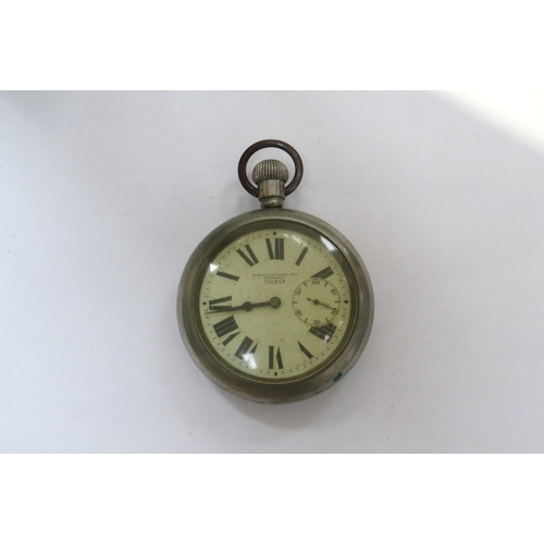 8205 - A H. Williamson Ltd. London broad aroow pocket watch, No. 31685F