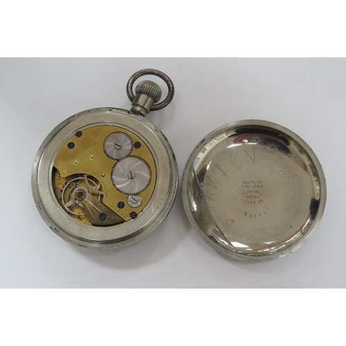 8205 - A H. Williamson Ltd. London broad aroow pocket watch, No. 31685F