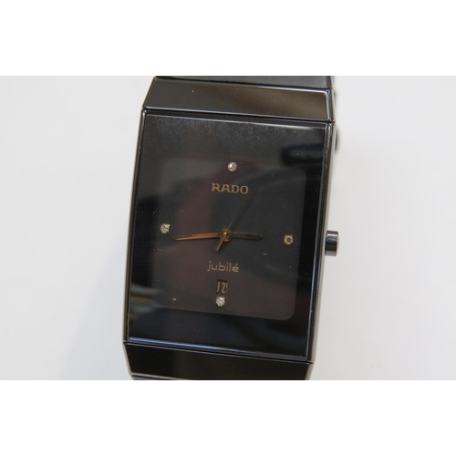 8172 - A Rado jubile Diastar wristwatch, four diamonds to face  (R)  £150  SPEC