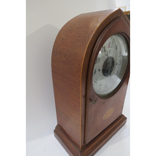 8023 - A Bulle electric mantel clock of arch form 33.5cm tall   (R) £70 Antiques sale