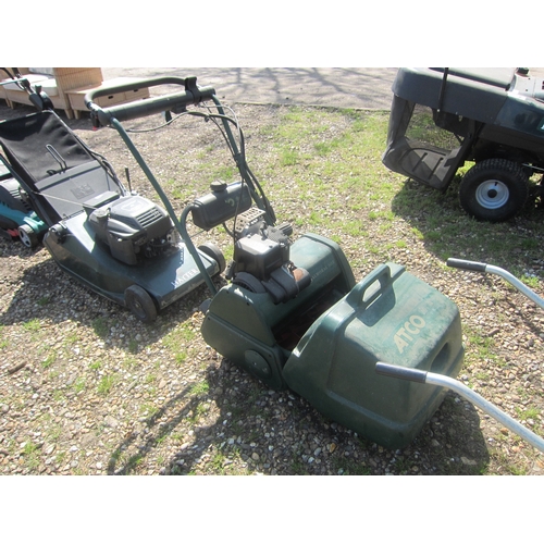 3637 - An Atco Balmoral 14SE cylinder mower with collector and key