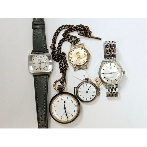 8197 - A group of mixed watches including Smiths Astrolon, Montra Datomatic, Tissot Seastar and two pocket ... 