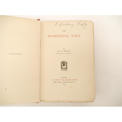 9277 - H.G. Wells: 'The Wonderful Visit', London, J.M. Dent, 1895, 1st edition, 1st state (with uncorrected... 