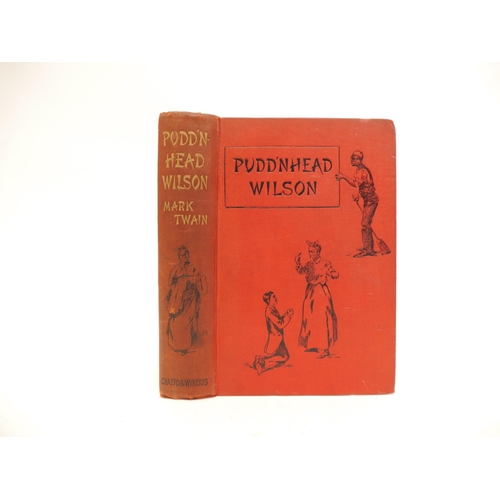 9305 - Mark Twain: 'Pudd'nhead Wilson', London, Chatto & Windus, 1894, 1st UK edition, 32pp ads at end date... 