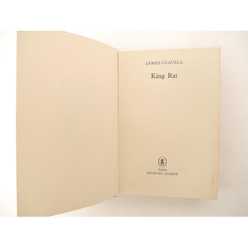 9315 - James Clavell: 'King Rat', London, Michael Joseph, 1963, 1st edition, original cloth gilt, dust wrap... 