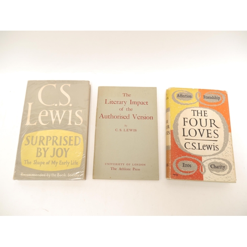 9339 - C.S. Lewis, 3 titles: 'The Literary Impact of the Authorised Version', University of London, The Ath... 