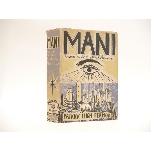 9340A - Patrick Leigh Fermor: 'Mani: Travels in the Southern Peloponnese', London, John Murray, 1958, 1st ed... 