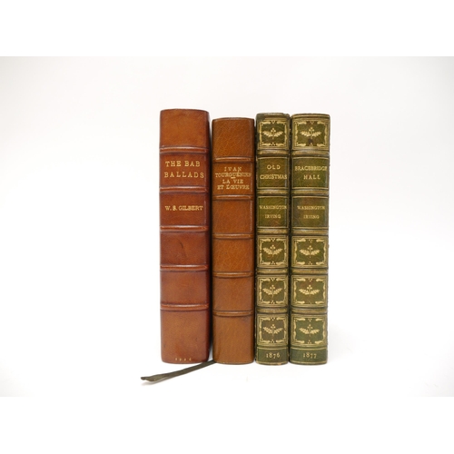 9178 - (Fine Bindings, Zaehnsdorf, Riviere.) A collection of four assorted fine signed bindings, including ... 