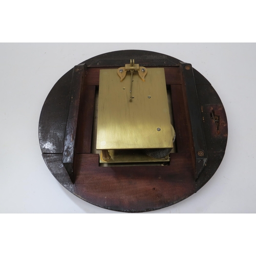 8078 - A late 19th Century lighthouse wall clock by Brockbank and Atkins of London, made for Anvil Point li... 