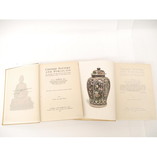 9003 - R.L. Hobson: 'Chinese Pottery and Porcelain: An Account of the Potter's Art in China, from Primitive... 