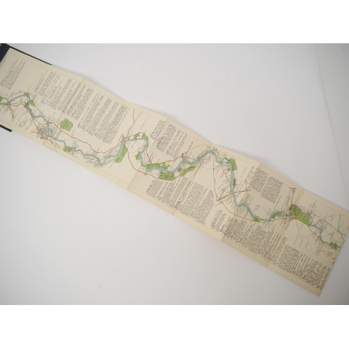 9042 - 'The Oarsman's and Angler's Map of the River Thames, From It's Source to London Bridge, One Inch to ... 