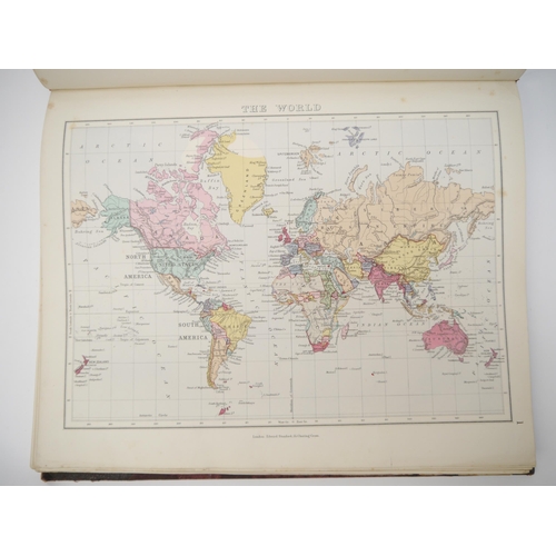 9044 - 'Stanford's London Atlas of Universal Geography. Quarto Edition. Fourty-Four Coloured Maps and Alpha... 