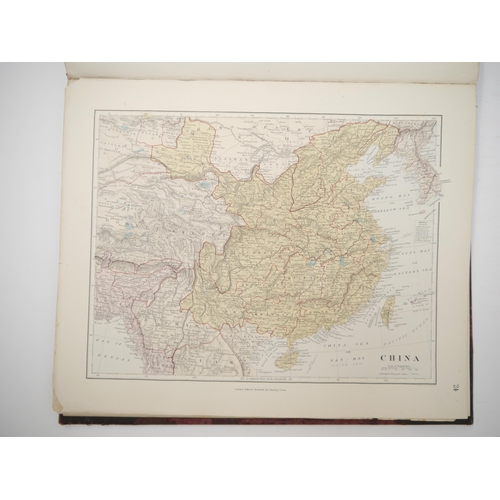 9044 - 'Stanford's London Atlas of Universal Geography. Quarto Edition. Fourty-Four Coloured Maps and Alpha... 