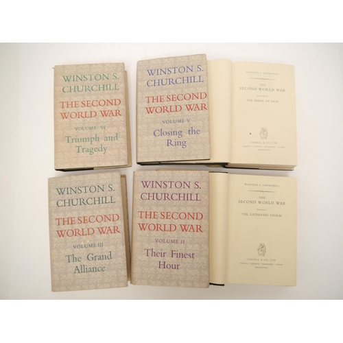 9085 - Winston Churchill: 'The Second World War', London, Cassell, 1948-1954, 1st edition, 6 volumes, origi... 