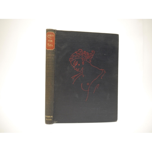 9126 - Mervyn Peake (illustrated); Maurice Collis: 'Quest for Sita', London, Faber & Faber, 1946, 1st editi... 