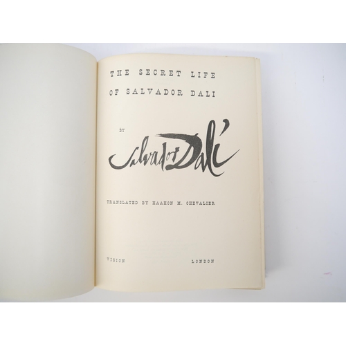 9139 - Salvador Dali: 'The Secret Life of Salvador Dali', London, Vision Press, 1948, 1st edition, limited ... 