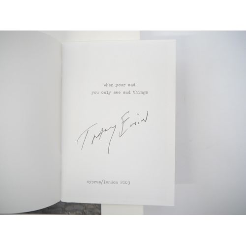 9140 - Tracey Emin, 2 titles: 'Details of Depression', Cyprus & London, 2003, number 347 [of 1000 copies], ... 