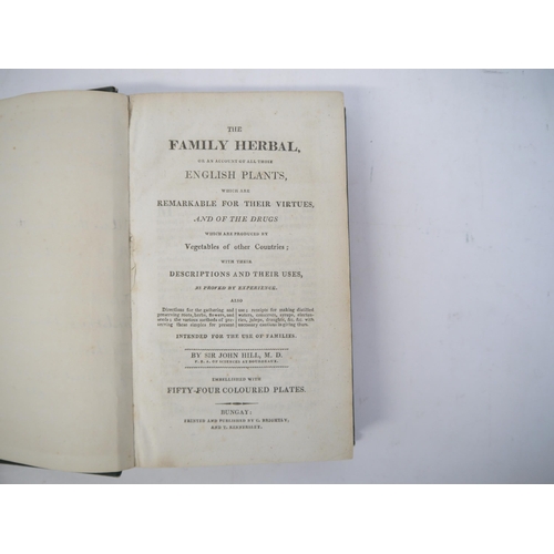 9358A - Sir John Hill: 'The Family Herbal, or an account of all those English Plants which are remarkable fo... 