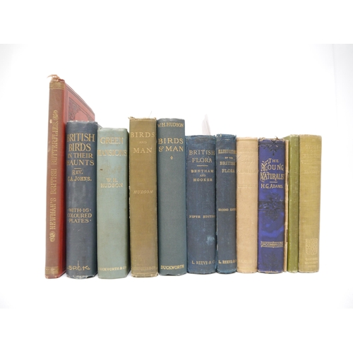 9388 - A collection of 12 assorted natural history titles, several with ownership inkstamps of Eustace Rolf... 