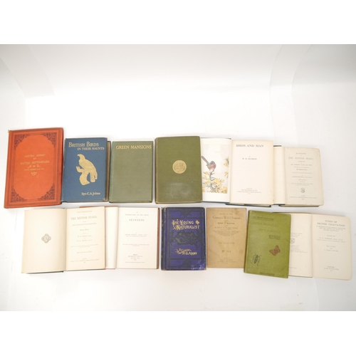 9388 - A collection of 12 assorted natural history titles, several with ownership inkstamps of Eustace Rolf... 