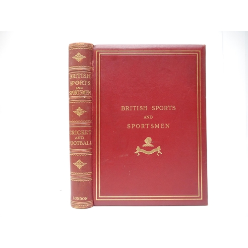 9346 - 'British Sports and Sportsmen: Cricket and Football', edited P.F. Warner, London, [1917], limited ed... 