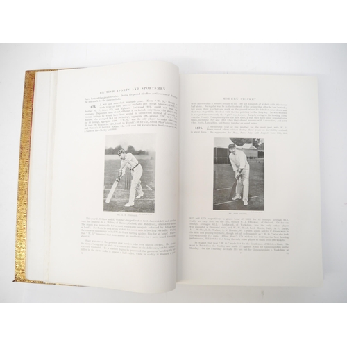 9346 - 'British Sports and Sportsmen: Cricket and Football', edited P.F. Warner, London, [1917], limited ed... 