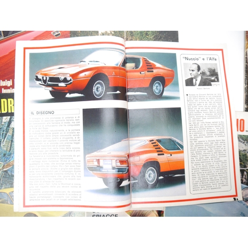 9355 - (Alfa Romeo, Motoring, Motor Racing.) Twenty one issues of 'Il Quadrifoglio. Trimestrale Dell 'Alfa ... 