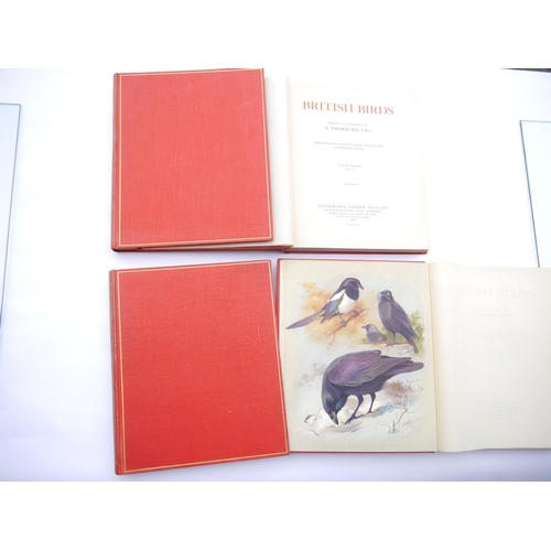 9368 - Archibald Thorburn: 'British Birds', London, Longmans, Green and Co., 1917-1918, 3rd edition, 4 volu... 