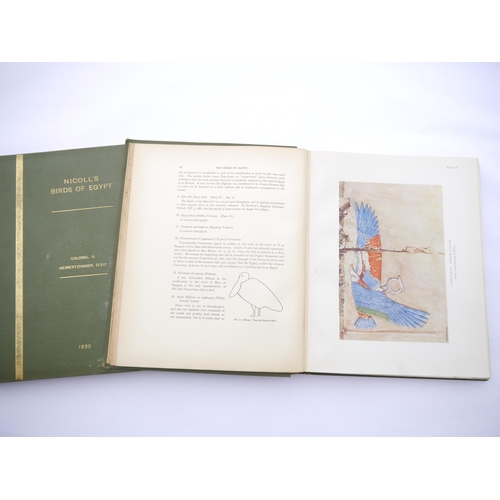 9373 - Colonel R. Meinertzhagen: 'Nicoll's Birds of Egypt', London, Hugh Rees Ltd., 1930, 1st edition, 2 vo... 