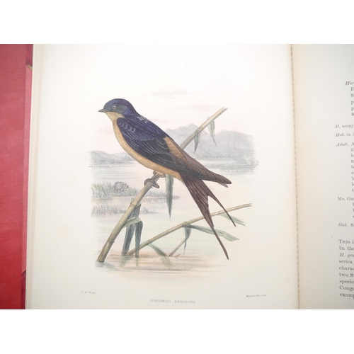 9377 - Richard Bowdler Sharpe & Claude Willmott Wyatt: 'A Monograph of the Hirundinidae, Family of Swallows... 