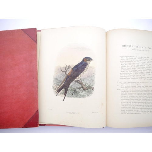 9377 - Richard Bowdler Sharpe & Claude Willmott Wyatt: 'A Monograph of the Hirundinidae, Family of Swallows... 