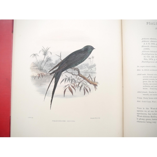 9377 - Richard Bowdler Sharpe & Claude Willmott Wyatt: 'A Monograph of the Hirundinidae, Family of Swallows... 