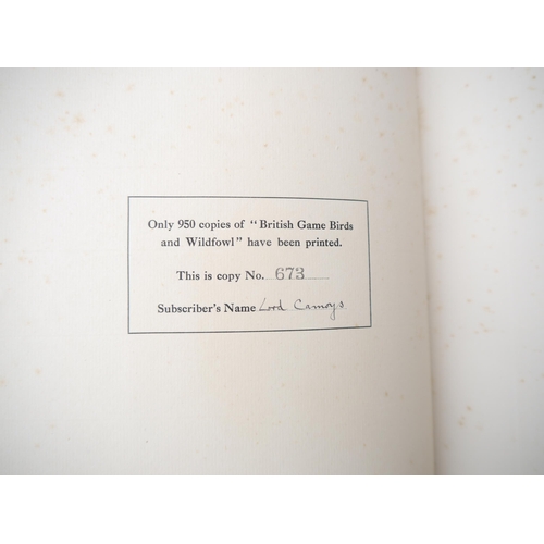 9379 - J.G. Millais, Abel Chapman and others: 'The Gun at Home and Abroad. British Game Birds and Wildfowl'... 