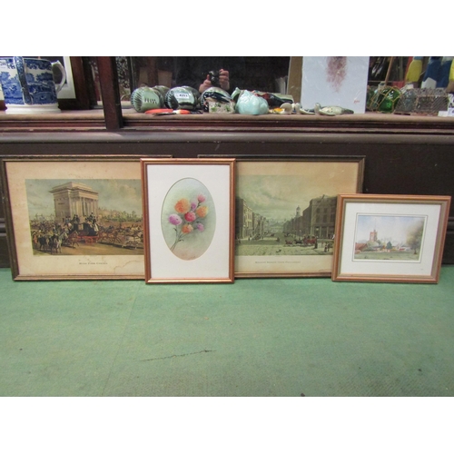 4281 - Two prints depicting London scenes including 