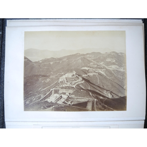 9010 - (Lai Afong, China, Canton, Hong Kong, Singapore, Asia.) Three large photograph albums containing 145... 