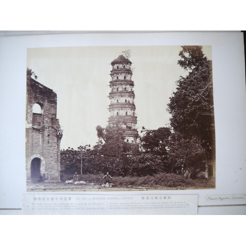 9010 - (Lai Afong, China, Canton, Hong Kong, Singapore, Asia.) Three large photograph albums containing 145... 