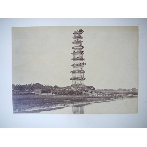 9010 - (Lai Afong, China, Canton, Hong Kong, Singapore, Asia.) Three large photograph albums containing 145... 