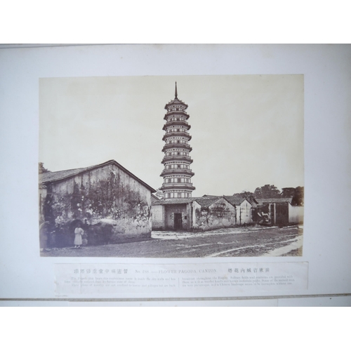 9010 - (Lai Afong, China, Canton, Hong Kong, Singapore, Asia.) Three large photograph albums containing 145... 