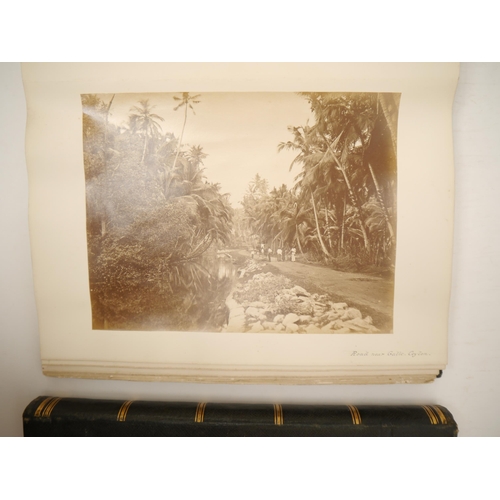 9010 - (Lai Afong, China, Canton, Hong Kong, Singapore, Asia.) Three large photograph albums containing 145... 