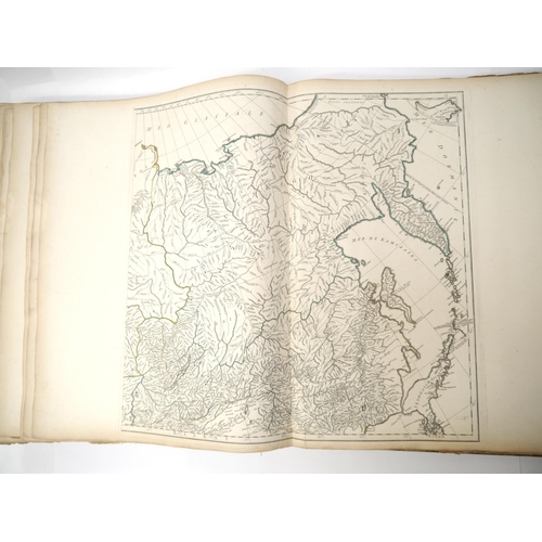 9045 - (Atlas.), EARLIEST ISSUES INCLUDING LOUISIANA, JEAN BAPTISTE BOURGUIGNON D’ANVILLE. A Composite Atla... 