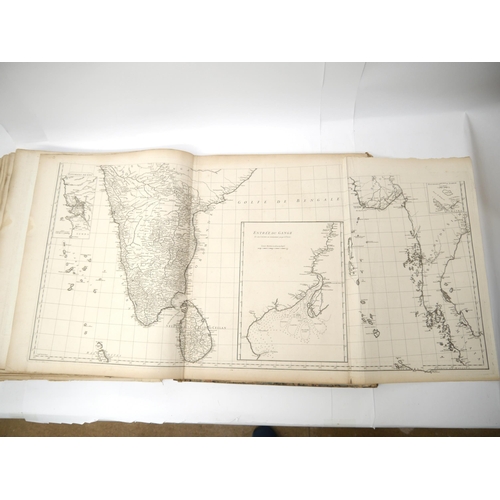 9045 - (Atlas.), EARLIEST ISSUES INCLUDING LOUISIANA, JEAN BAPTISTE BOURGUIGNON D’ANVILLE. A Composite Atla... 