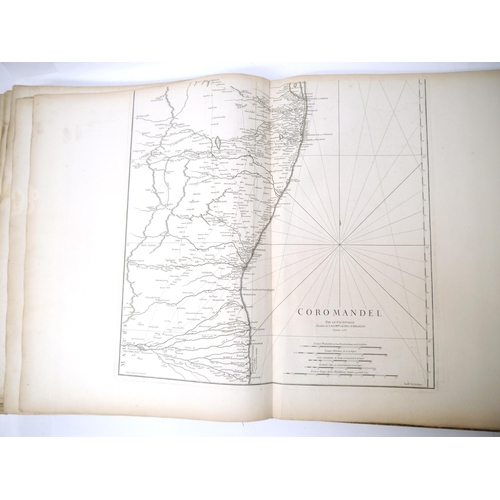 9045 - (Atlas.), EARLIEST ISSUES INCLUDING LOUISIANA, JEAN BAPTISTE BOURGUIGNON D’ANVILLE. A Composite Atla... 