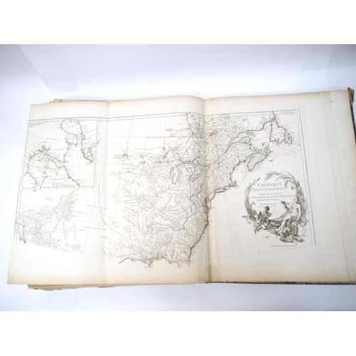 9045 - (Atlas.), EARLIEST ISSUES INCLUDING LOUISIANA, JEAN BAPTISTE BOURGUIGNON D’ANVILLE. A Composite Atla... 