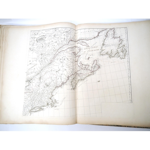 9045 - (Atlas.), EARLIEST ISSUES INCLUDING LOUISIANA, JEAN BAPTISTE BOURGUIGNON D’ANVILLE. A Composite Atla... 