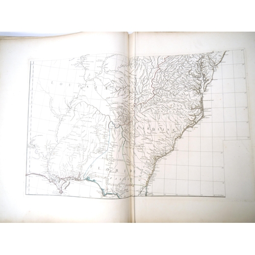 9045 - (Atlas.), EARLIEST ISSUES INCLUDING LOUISIANA, JEAN BAPTISTE BOURGUIGNON D’ANVILLE. A Composite Atla... 