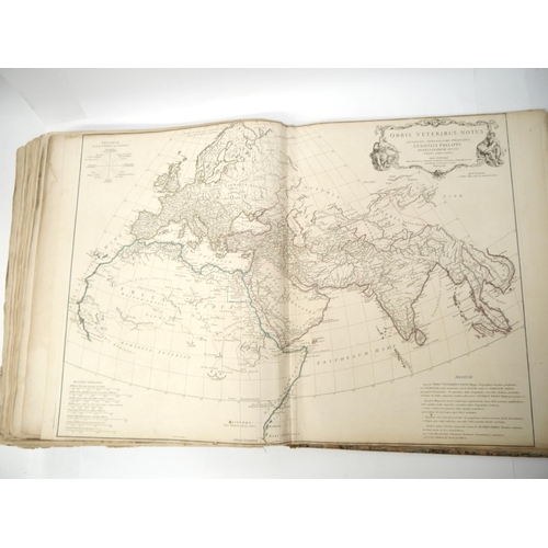 9045 - (Atlas.), EARLIEST ISSUES INCLUDING LOUISIANA, JEAN BAPTISTE BOURGUIGNON D’ANVILLE. A Composite Atla... 